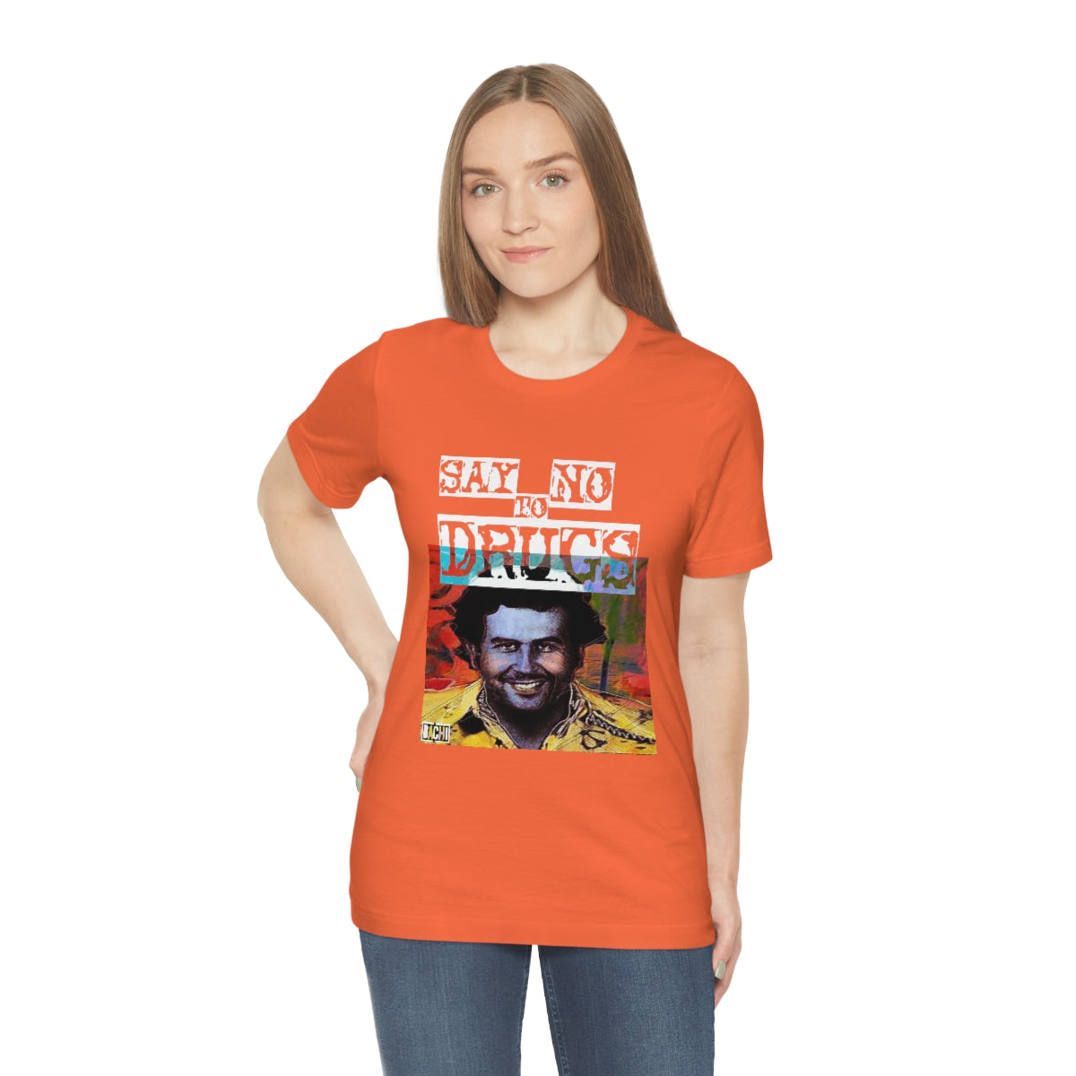 Unisex T-shirt Pablo Escobar Water Paint Art